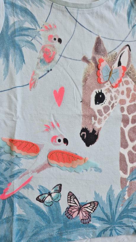 Zvieratkové tričko, h&m,98