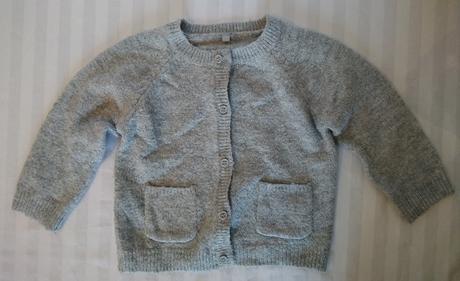 Dievčenský trblietavý sivý sveter, marks&spencer, marks & spencer,98