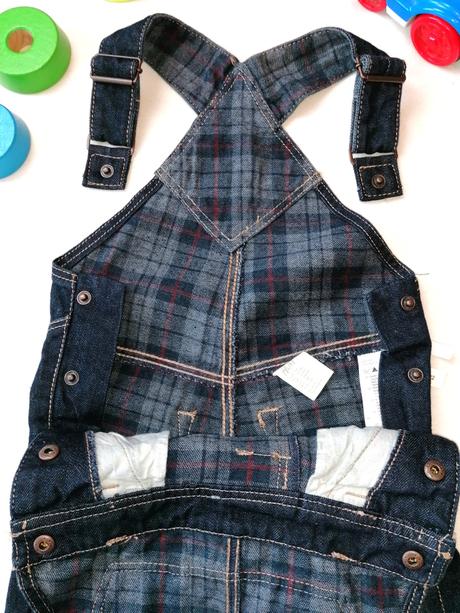 H&m - suprové jeans nohavice na traky, h&m,68