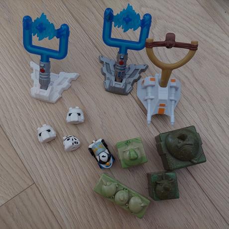 Angry bird cerveny + hra jenga a b katapult, 