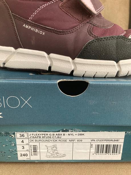 Geox snehule, geox,36