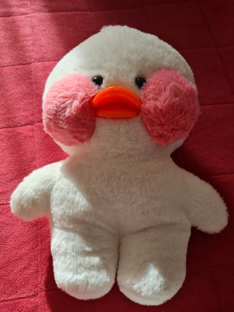 Plysova kačica s oblecenim, 