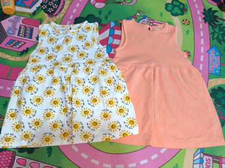 2x letné šaty, f&f,80