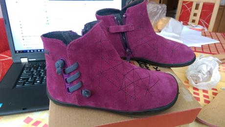 Členkové kožené topánky, camper,28