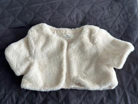 Kožušinové bolerko v. 122/128, h&m,122