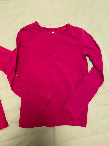 Natelnik, cerveny, h&m, vel 122/128, h&m,122