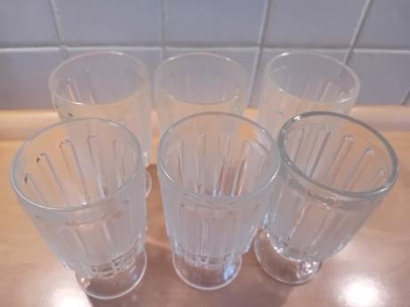 Hrubostenné poháre, 6ks, objem 2dcl, 