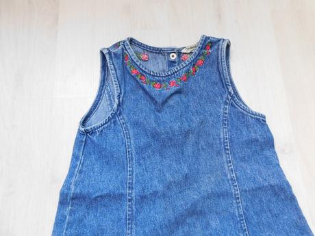 Rifľové šaty č.98, h&m,98