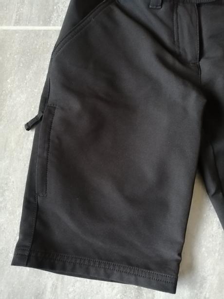 Softshell čierne kraťase alpinepro, v34, alpine pro,34