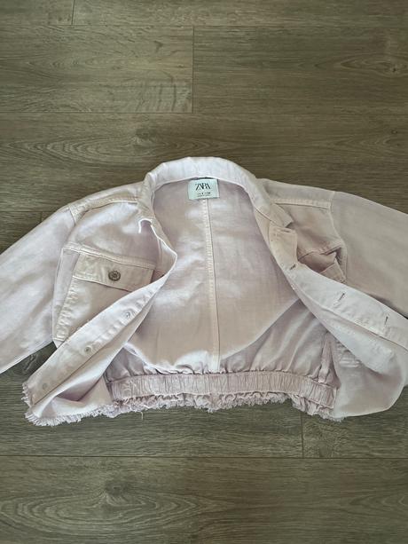 Rifľová bunda na 8r (128), zara,128