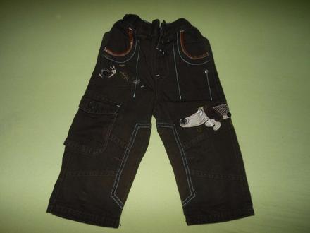 Hnedé nohavice so psíkom next signature 92, next,92