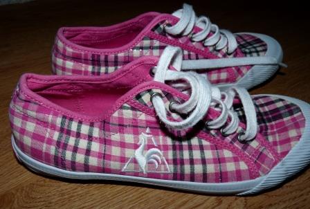 Kockované tenisky, le coq sportif,38