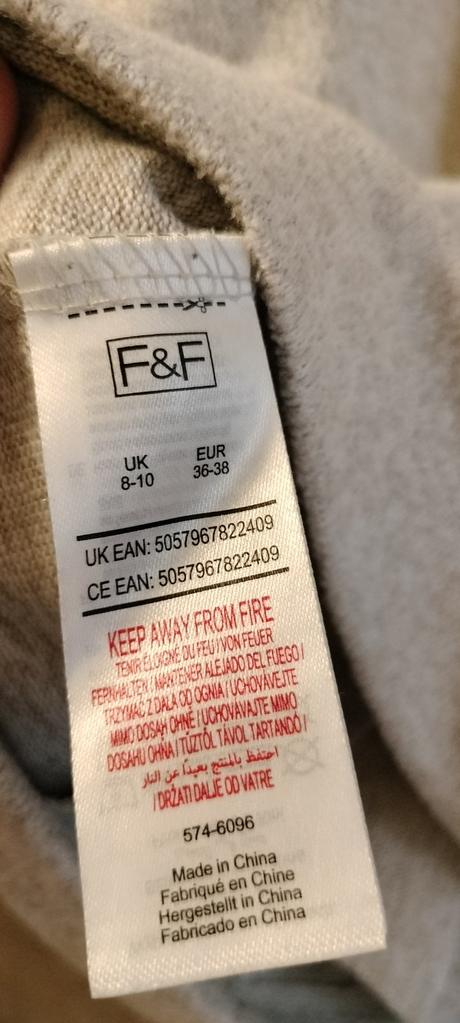 Mikina/ pulóver s/m, f&f,38