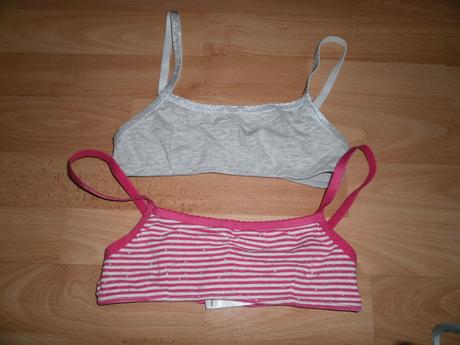 Dve podprsenky/lambady na 9-10 rokov, f&f,134