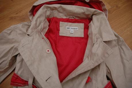 Plast / kabatik - pogumovany, marks & spencer,110