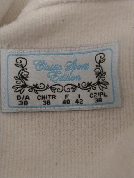 Dámsky biely top s golierom, classic, s/m, m