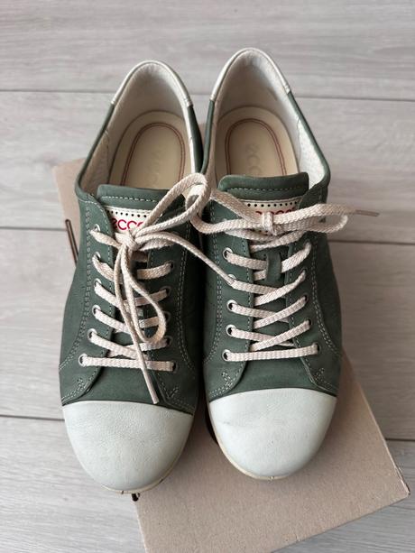 Krasne kozene poltopanky ecco, ecco,38