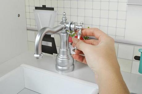 Drevená kuchynka s príslušenstvom biela,