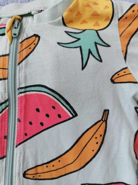 Pyžamka páv, dúha, ovocie, lindex,62