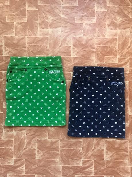 Moschino bambino originál sukne dvojičky, 86