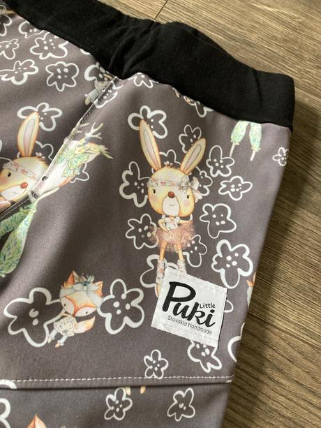 Softshel nohavice little puki, 86