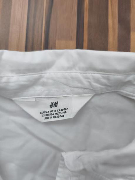 Biela košeľa 164 h&m, h&m,164