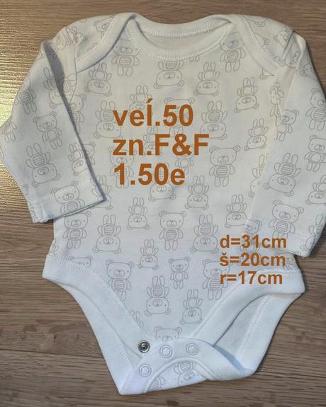 Oblečenie pre dievčatko veĺ.50-56, 50