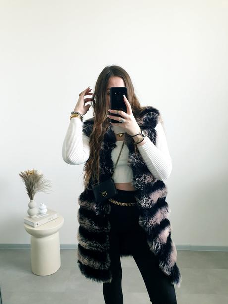 Kožušinová vesta m, m