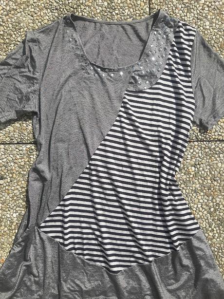 Asymetrické tričko velk. l., l