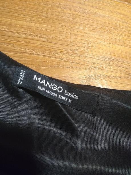 Mango - dámske čierne šaty, mango,m