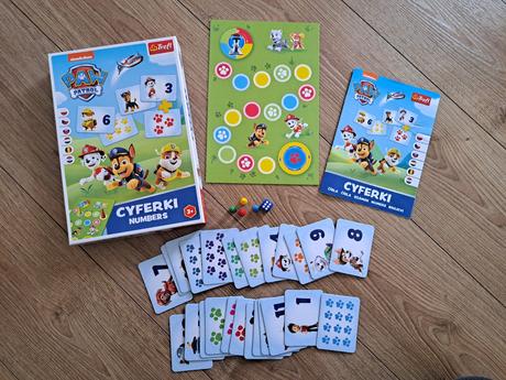 Hra čísla paw patrol, 