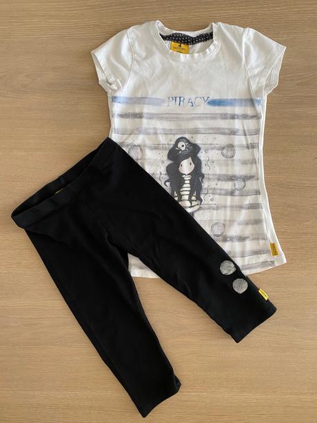 Tričko s kratšími legínami santoro, 128