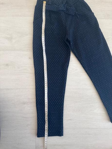 Krásne nohavice s mašľou a bodkami, 116