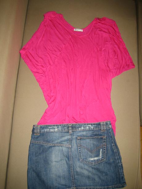 Volne tricko s minisuknou, cena spolu, s