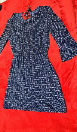 Šaty h&m tmavomodré, h&m,xs