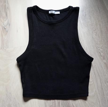 Vrúbkované topy zara, zara,s