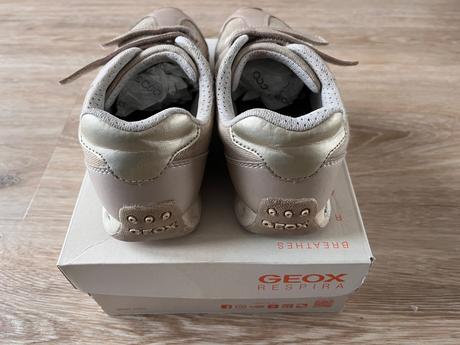 Topánky béžovo-zlaté - málo nosené, geox,37
