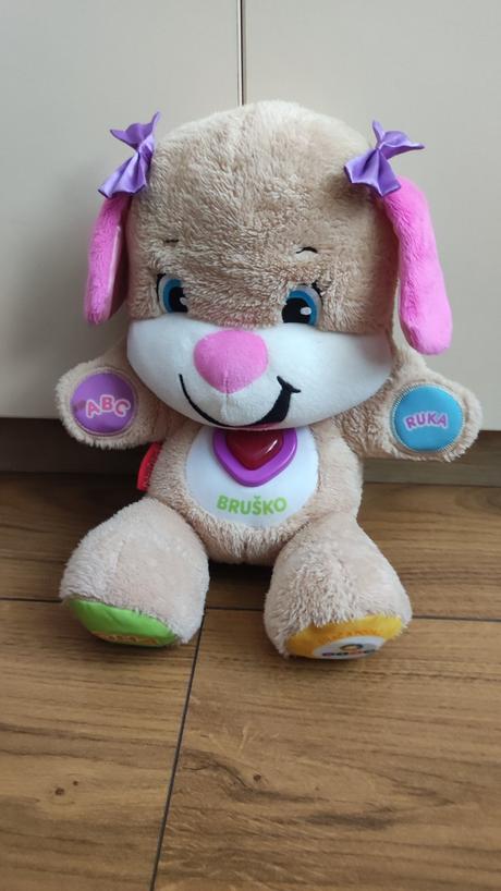 Fisher-price hovoriaco spievajúci psík dievča, 