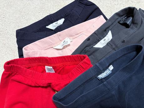 5ks zateplené legíny, h&m,134