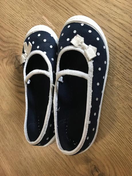 Bodkovane balerínky s gumičkou, f&f,28