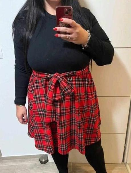 Vianočné šaty xxl, 48 / 52 / 54 / xxl / xxxl