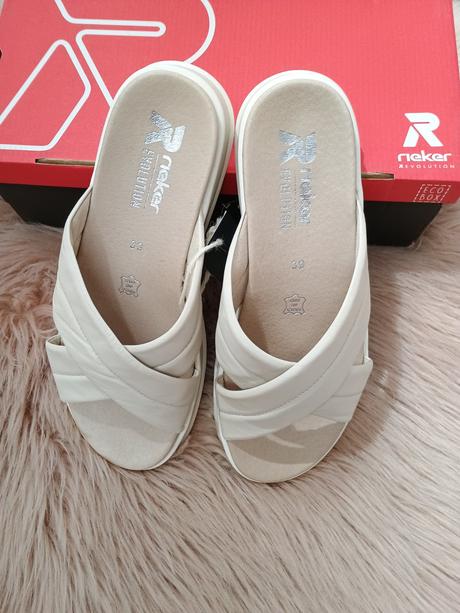 Dámske rieker kožené šľapky 23220567 b, rieker,36 / 38