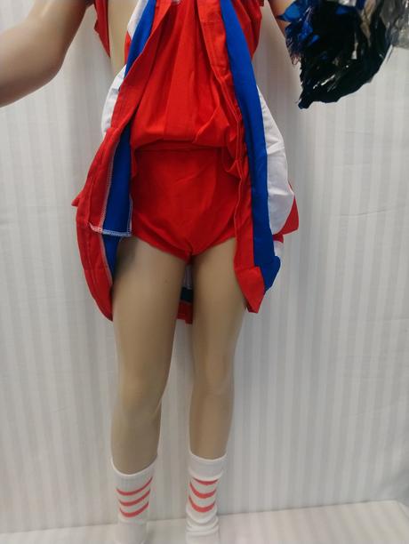 4 dielny kostým roztlieskavačky, 8-11 r, 134-150,