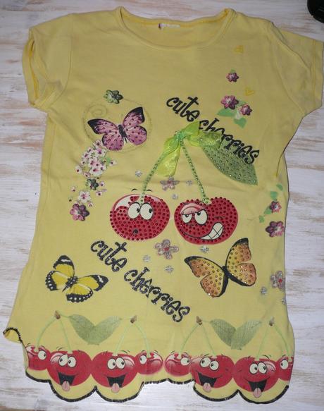 Tričká+tuniky 8ks, 104–116