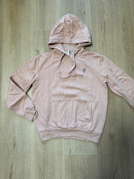 Ružová mikina, h&m,xs