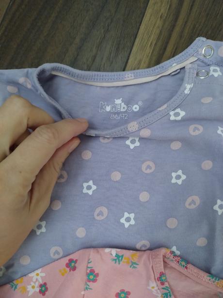 Tričká s dlhým rukávom, v. 86/92, lupilu,86