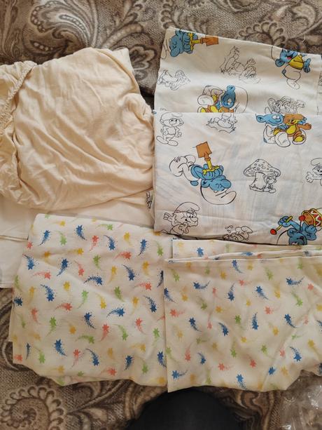 2 súpravy - návliečky a plachty do postieľky, šírka (cm): 85,dĺžka (cm): 110