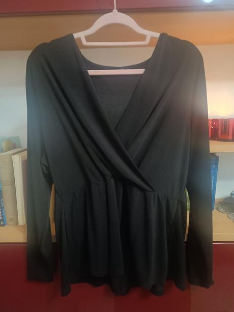 Čierna blúzka, h&m,46