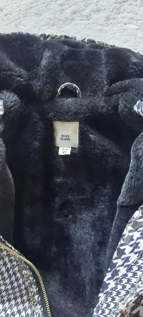 River island pogumovaná bundička alebo pršiplášť, river island,104