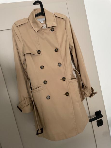 Jesenný kabát, h&m,s